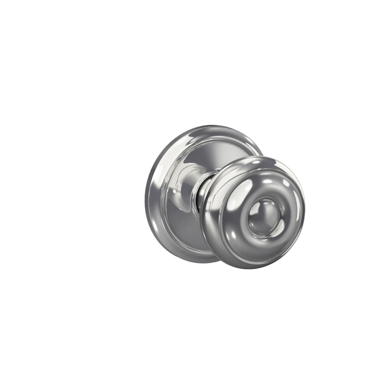 Custom Georgian Knob Combined Interior Hall-Closet and Bed-Bath Lock