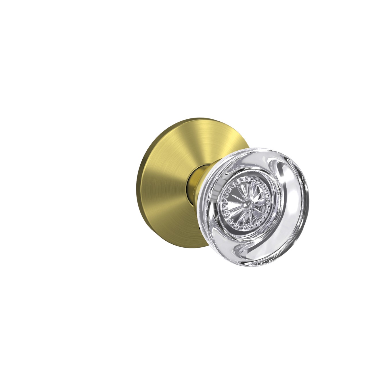 Custom Hobson Glass Non-Turning Knob
