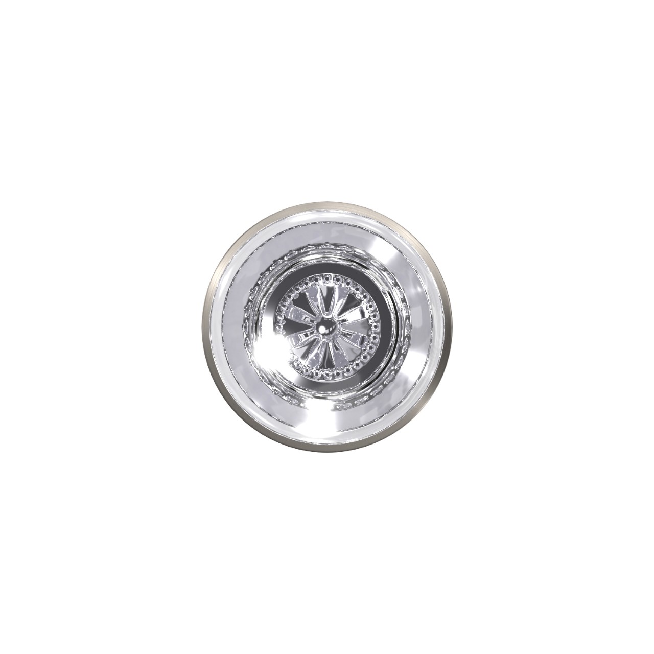 Custom Hobson Glass Non-Turning Knob