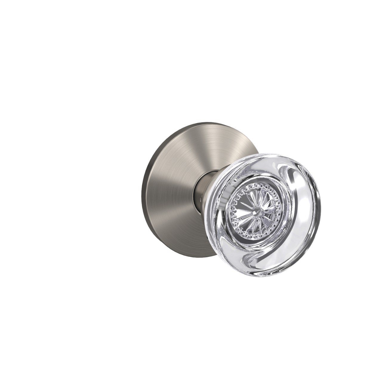 Custom Hobson Glass Non-Turning Knob