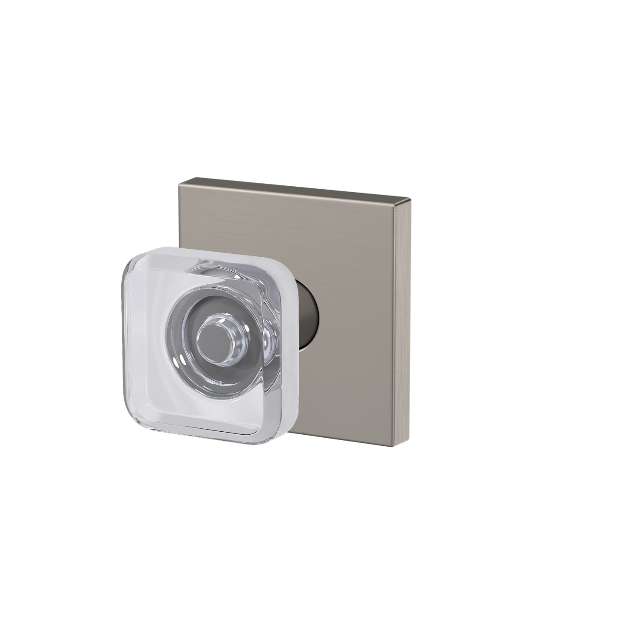 Custom Kyle Hall-Closet and Bed-Bath Lock Glass Knob