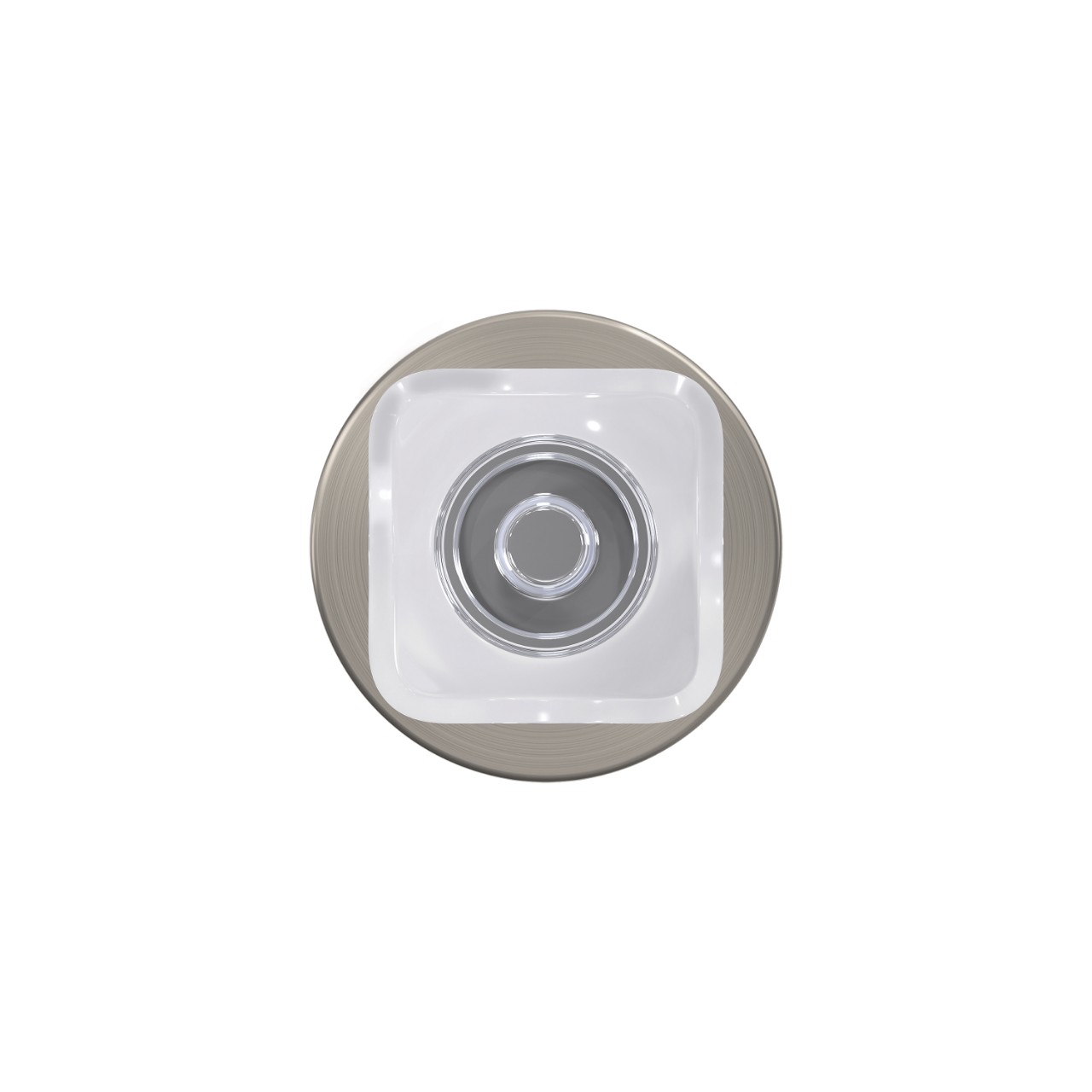 Custom Kyle Hall-Closet and Bed-Bath Lock Glass Knob