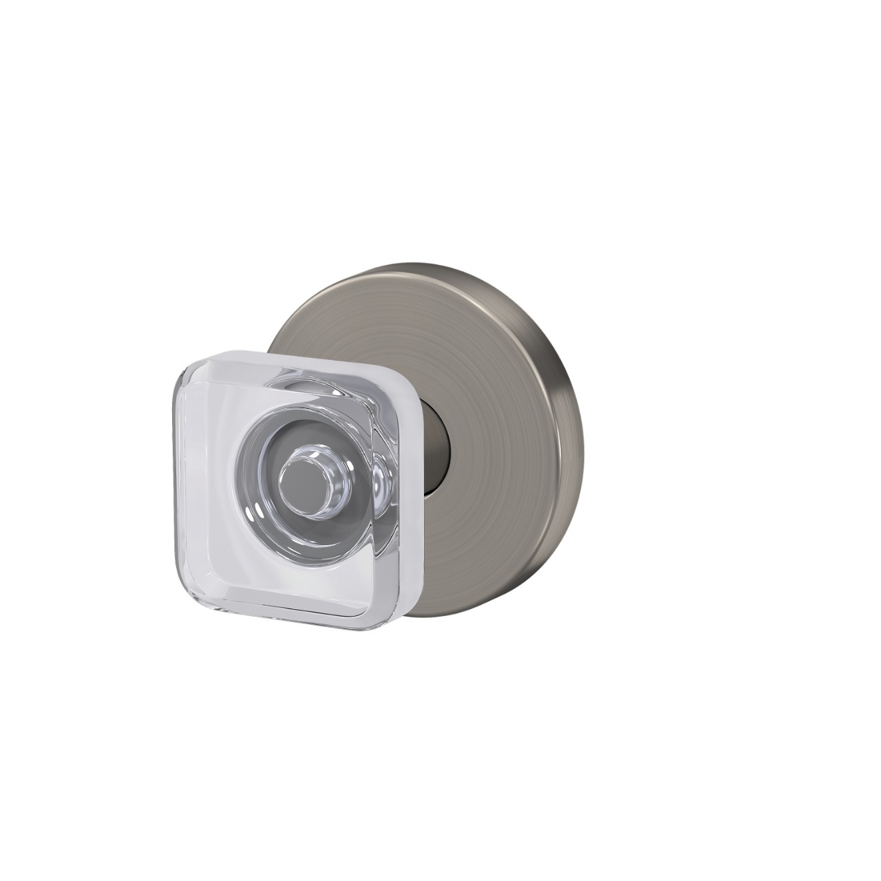 Custom Kyle Hall-Closet and Bed-Bath Lock Glass Knob