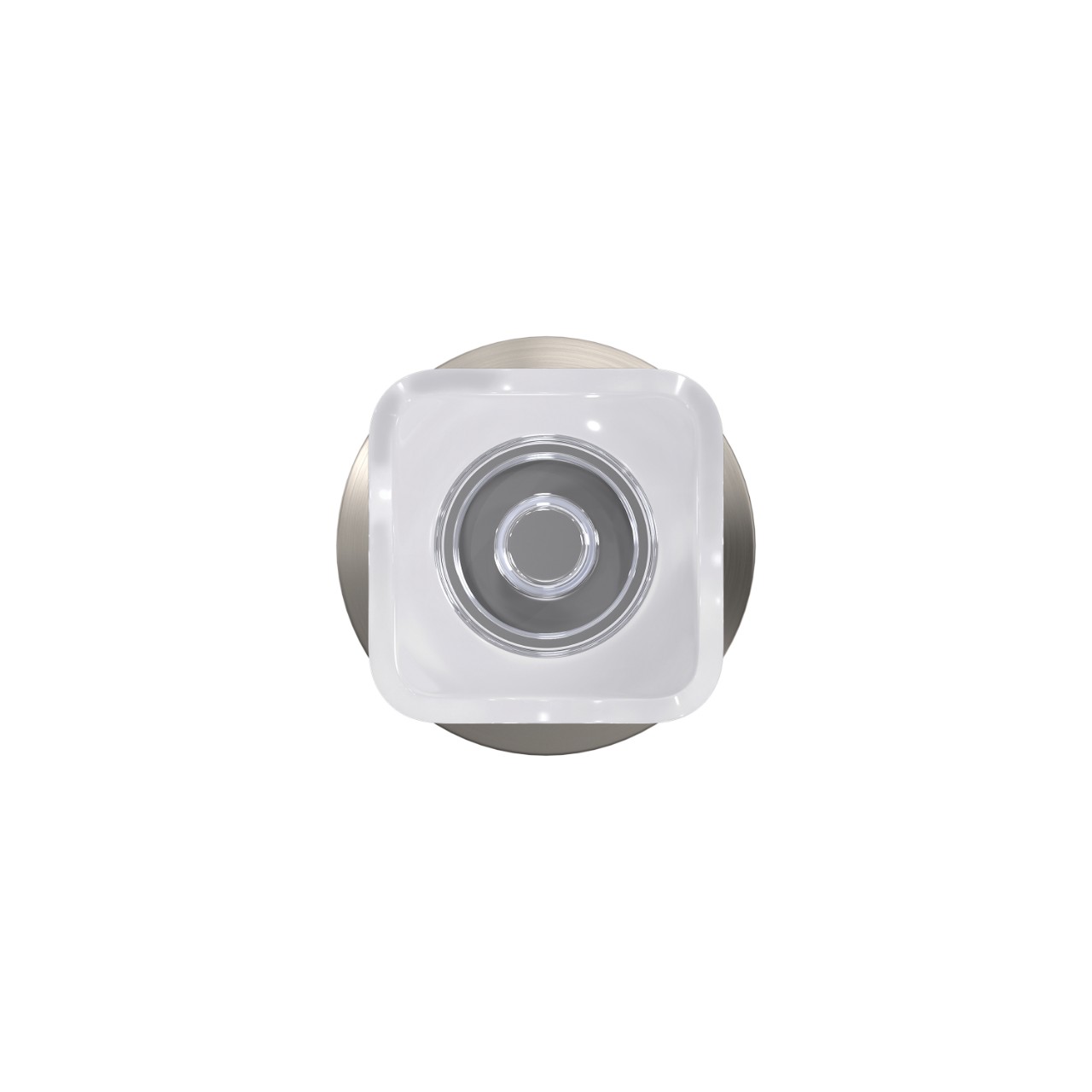 Custom Kyle Hall-Closet and Bed-Bath Lock Glass Knob