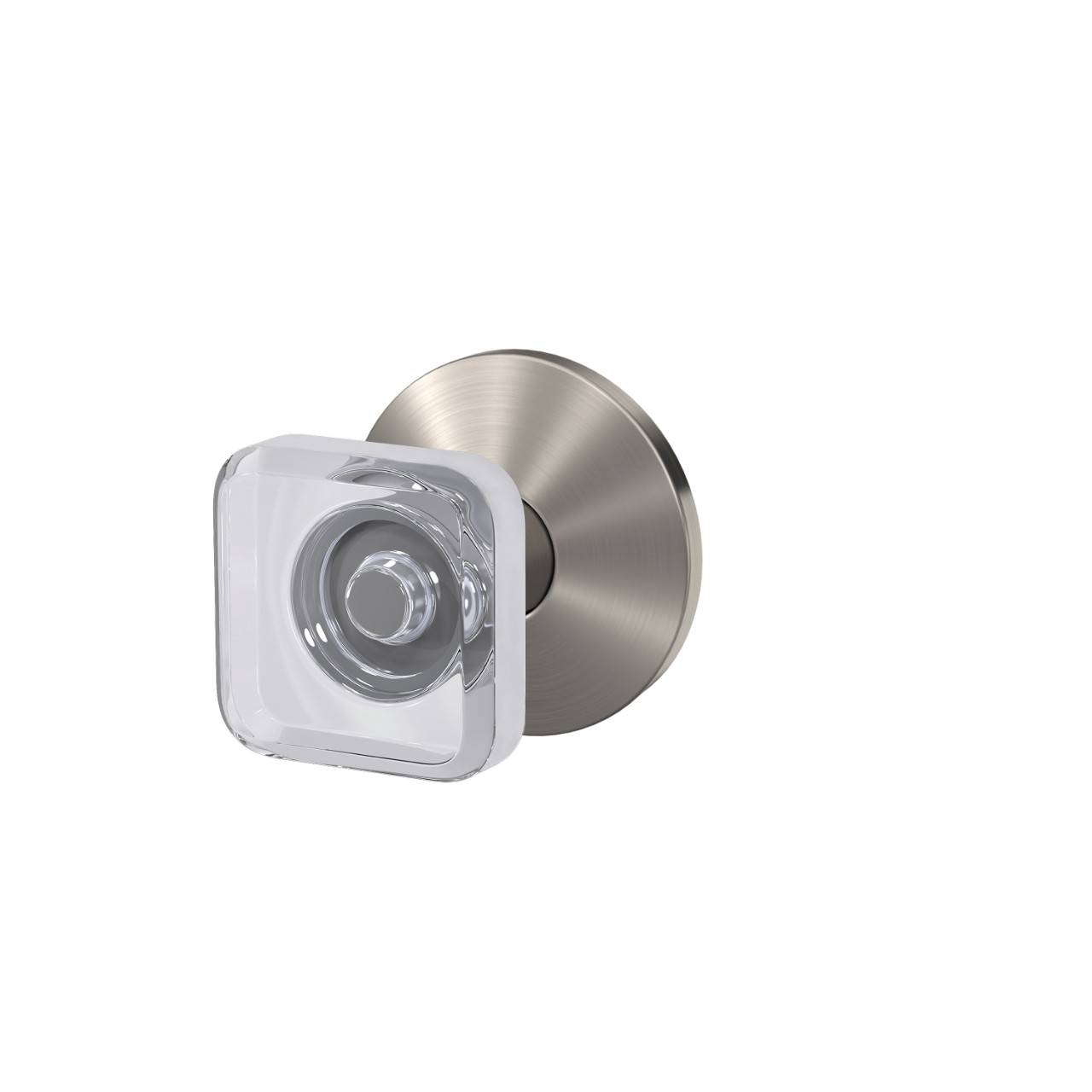 Custom Kyle Hall-Closet and Bed-Bath Lock Glass Knob