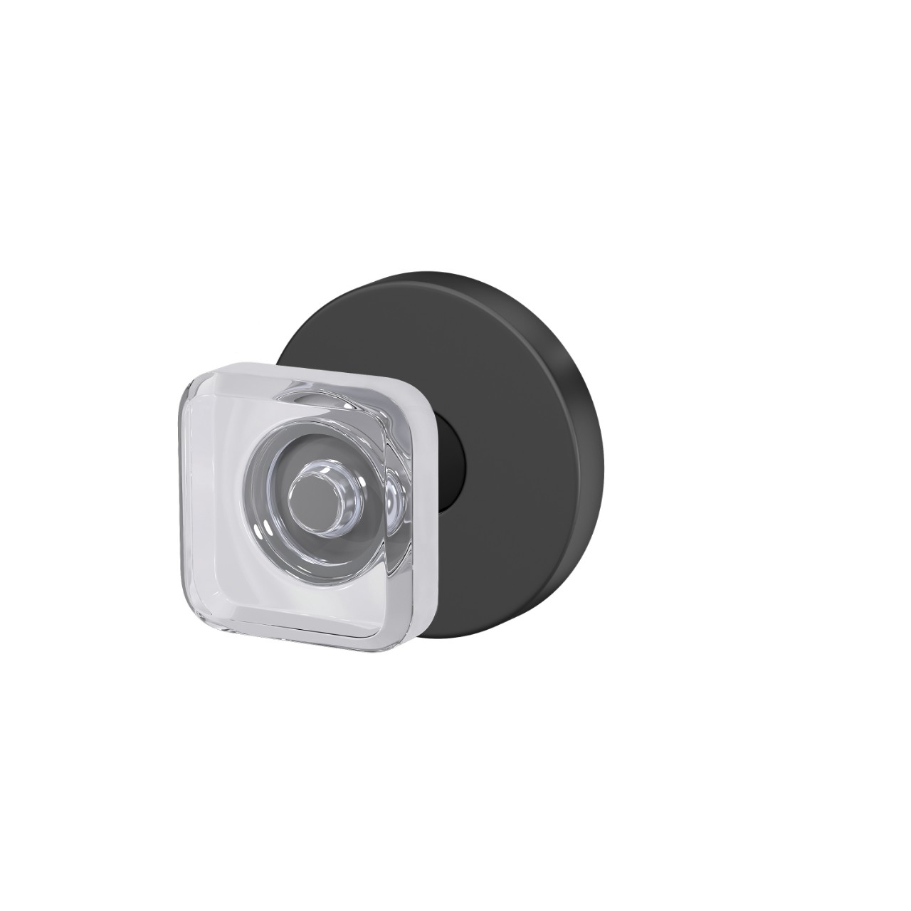 Custom Kyle Hall-Closet and Bed-Bath Lock Glass Knob