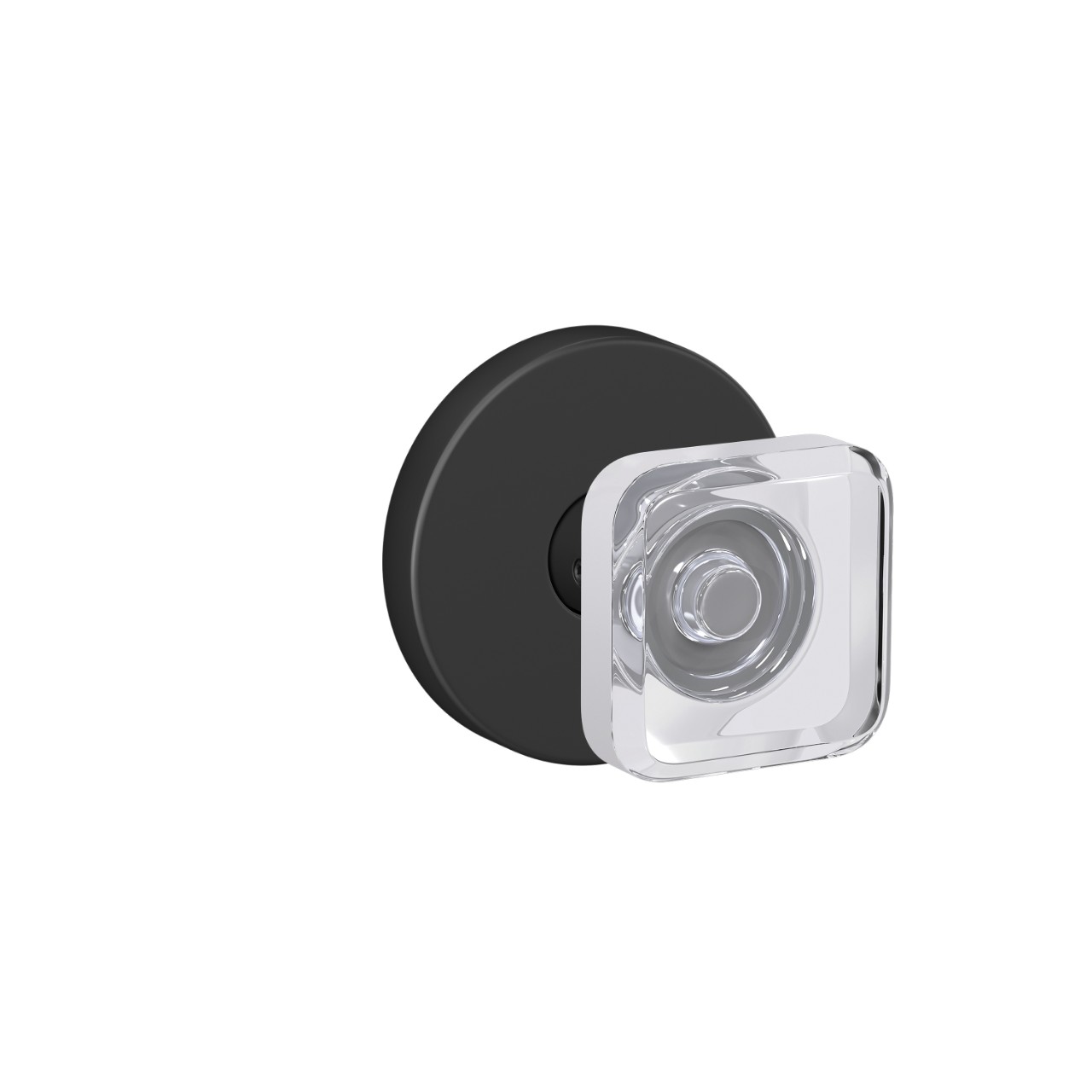 Custom Kyle Hall-Closet and Bed-Bath Lock Glass Knob