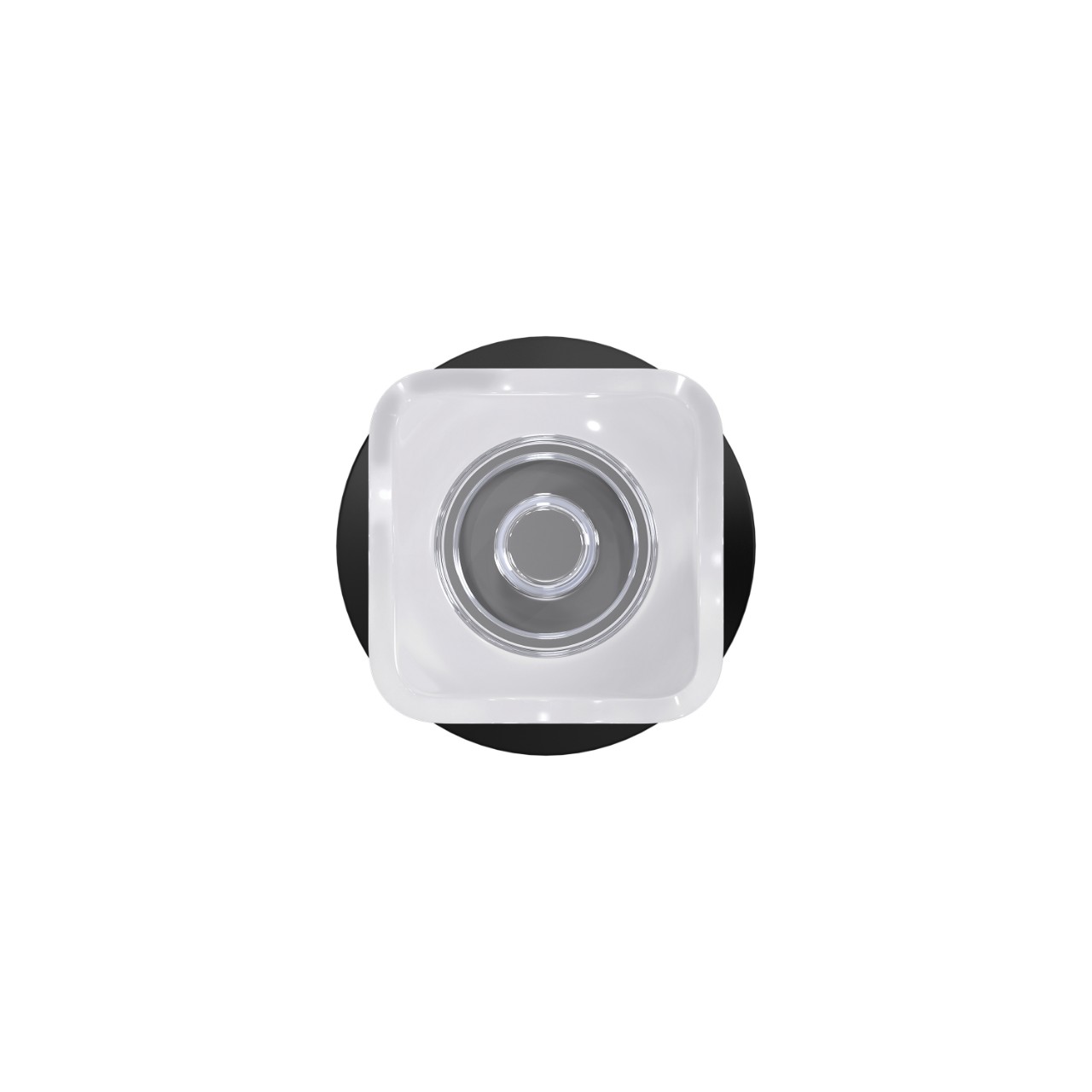 Custom Kyle Hall-Closet and Bed-Bath Lock Glass Knob