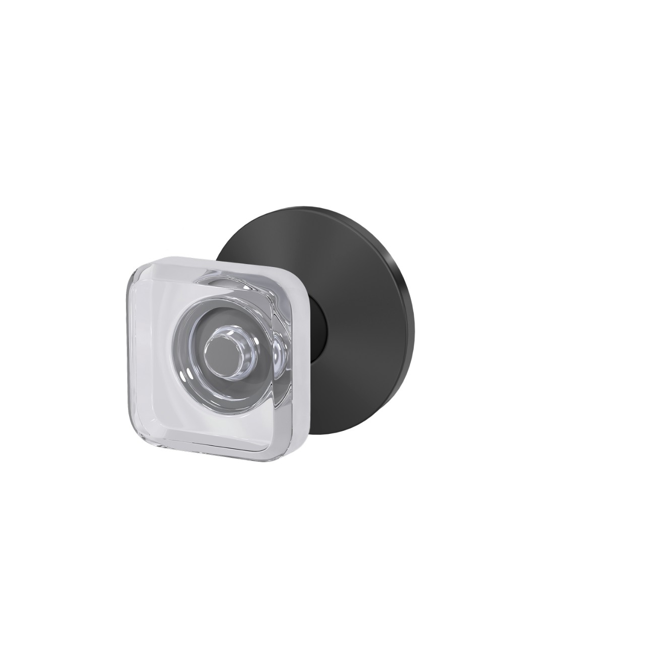 Custom Kyle Hall-Closet and Bed-Bath Lock Glass Knob