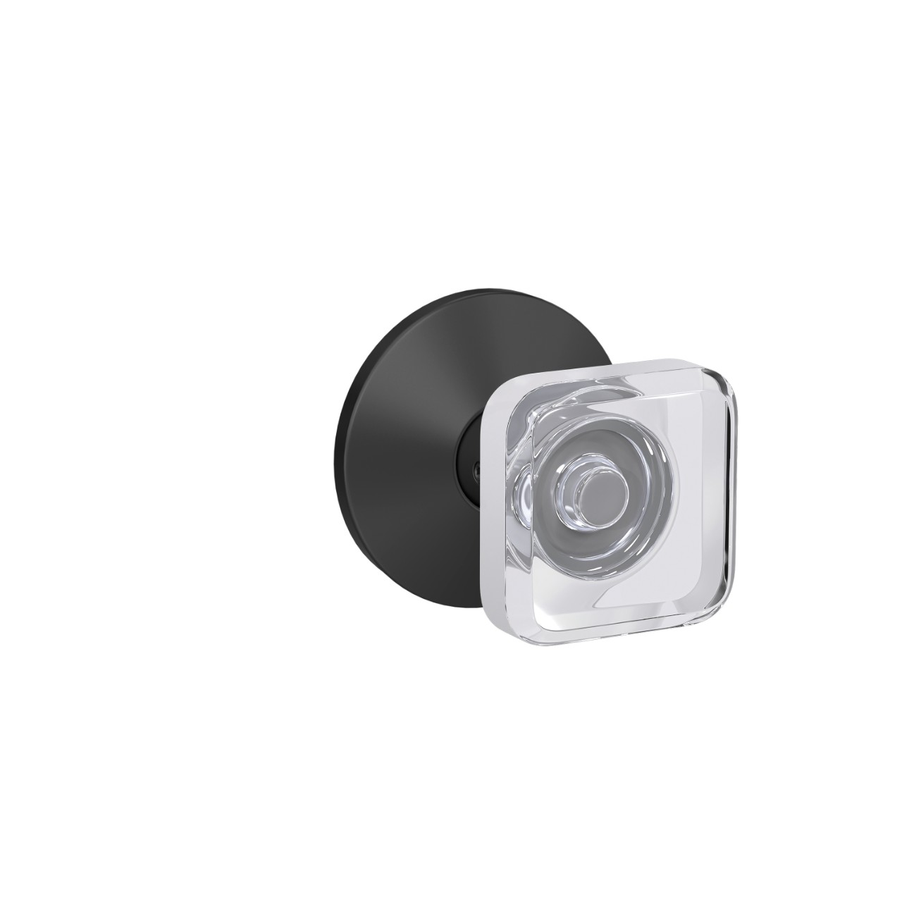 Custom Kyle Hall-Closet and Bed-Bath Lock Glass Knob