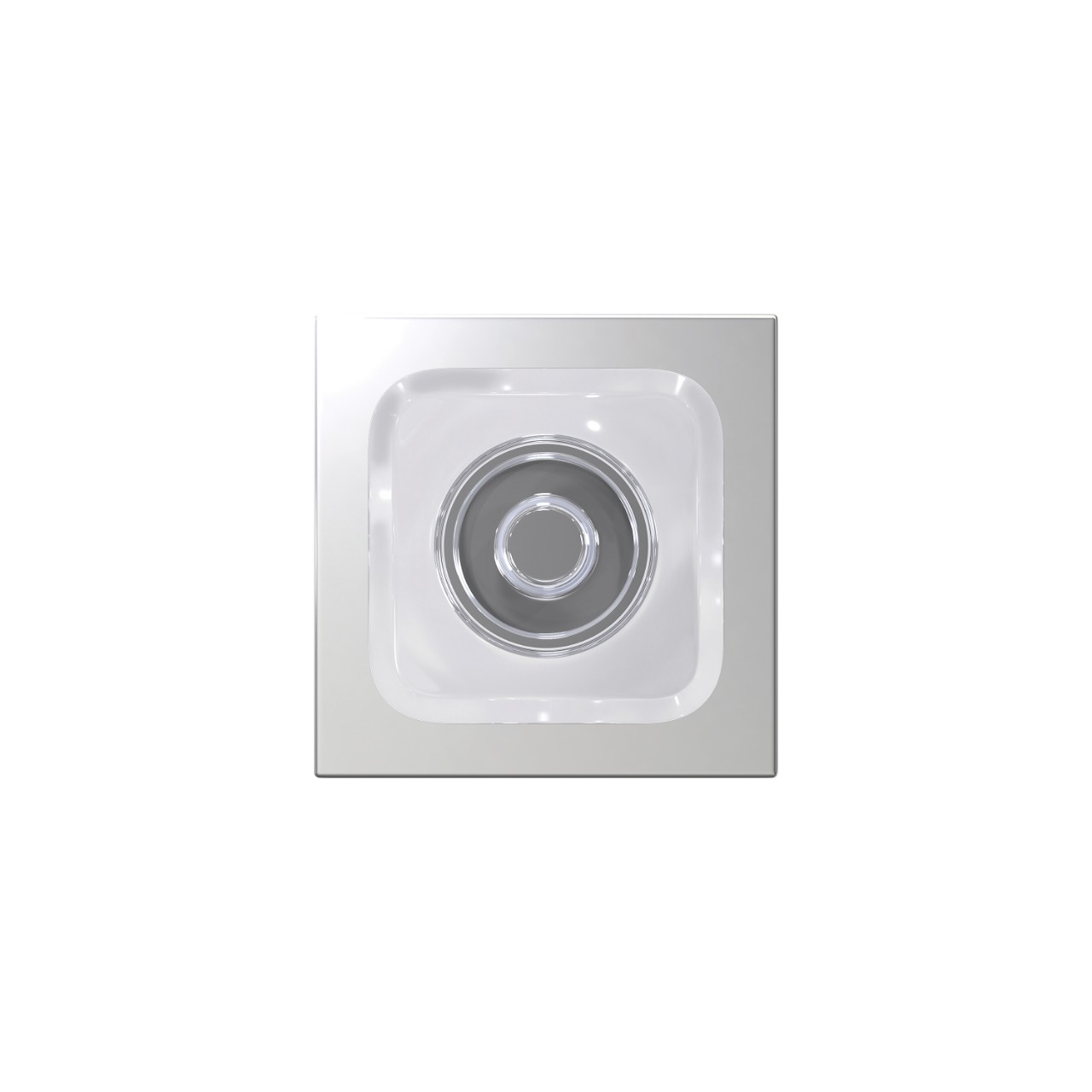 Custom Kyle Hall-Closet and Bed-Bath Lock Glass Knob