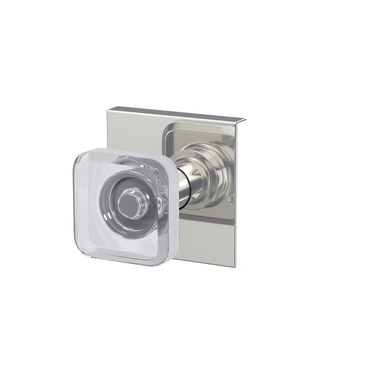 Custom Kyle Hall-Closet and Bed-Bath Lock Glass Knob