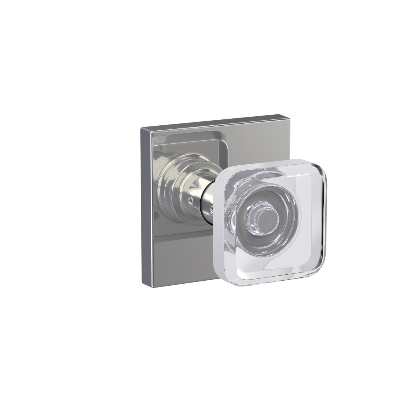 Custom Kyle Hall-Closet and Bed-Bath Lock Glass Knob
