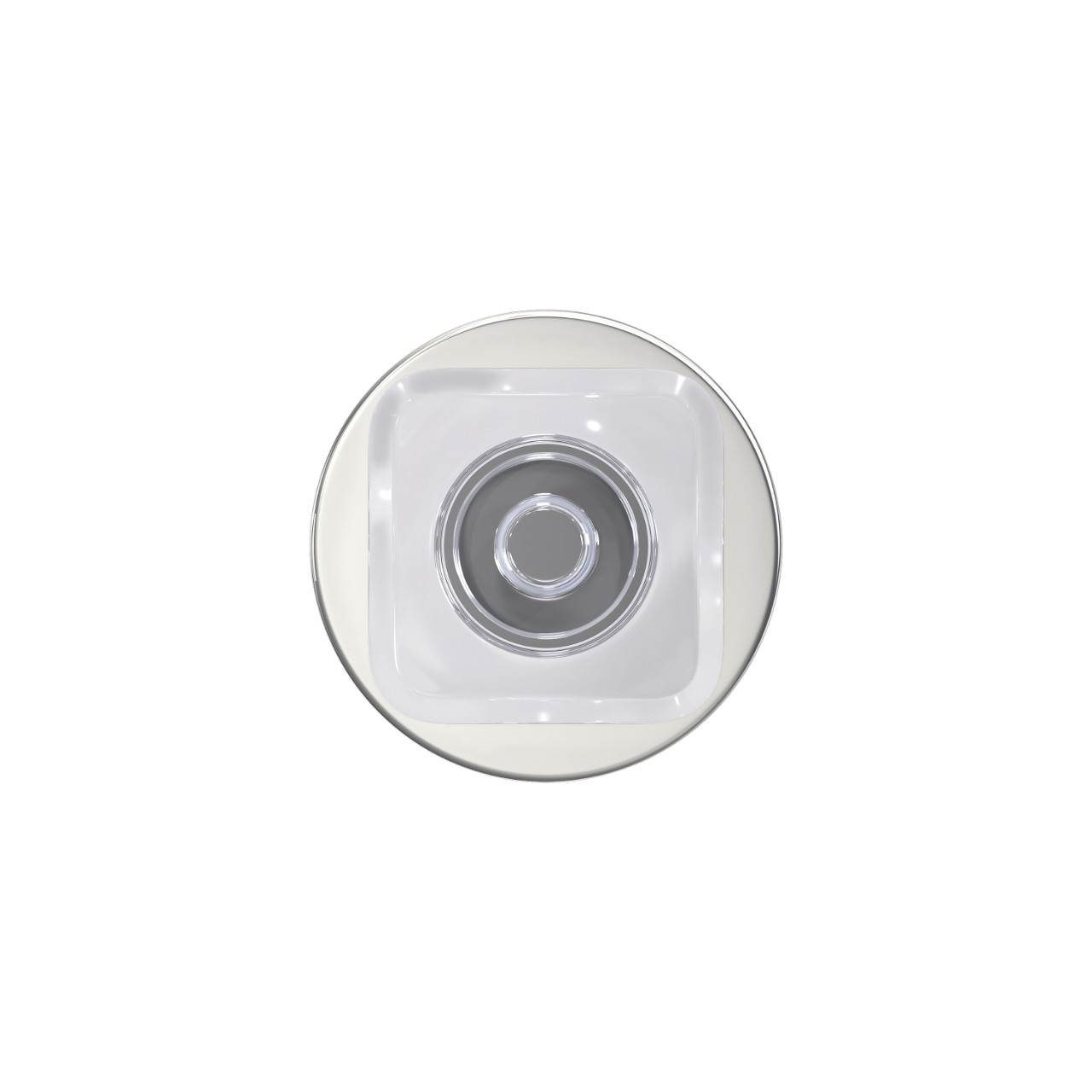 Custom Kyle Hall-Closet and Bed-Bath Lock Glass Knob