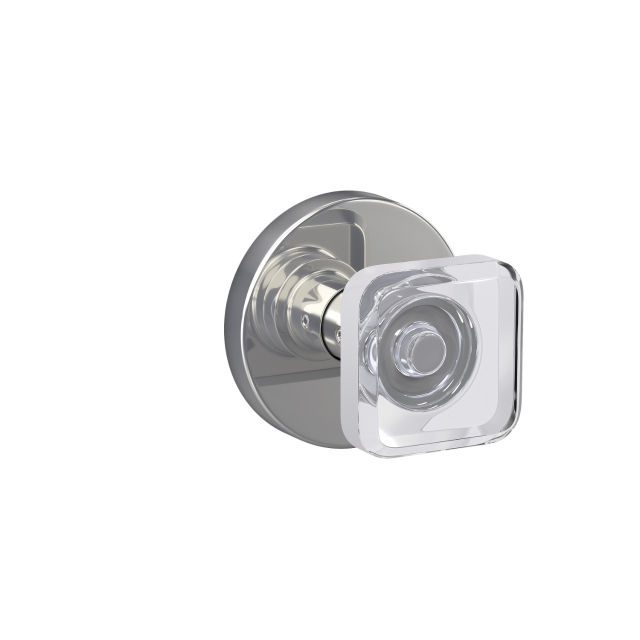 Custom Kyle Hall-Closet and Bed-Bath Lock Glass Knob