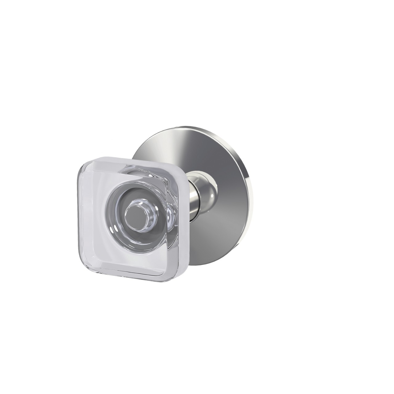 Custom Kyle Hall-Closet and Bed-Bath Lock Glass Knob
