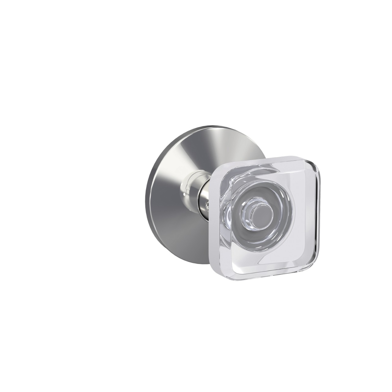 Custom Kyle Hall-Closet and Bed-Bath Lock Glass Knob