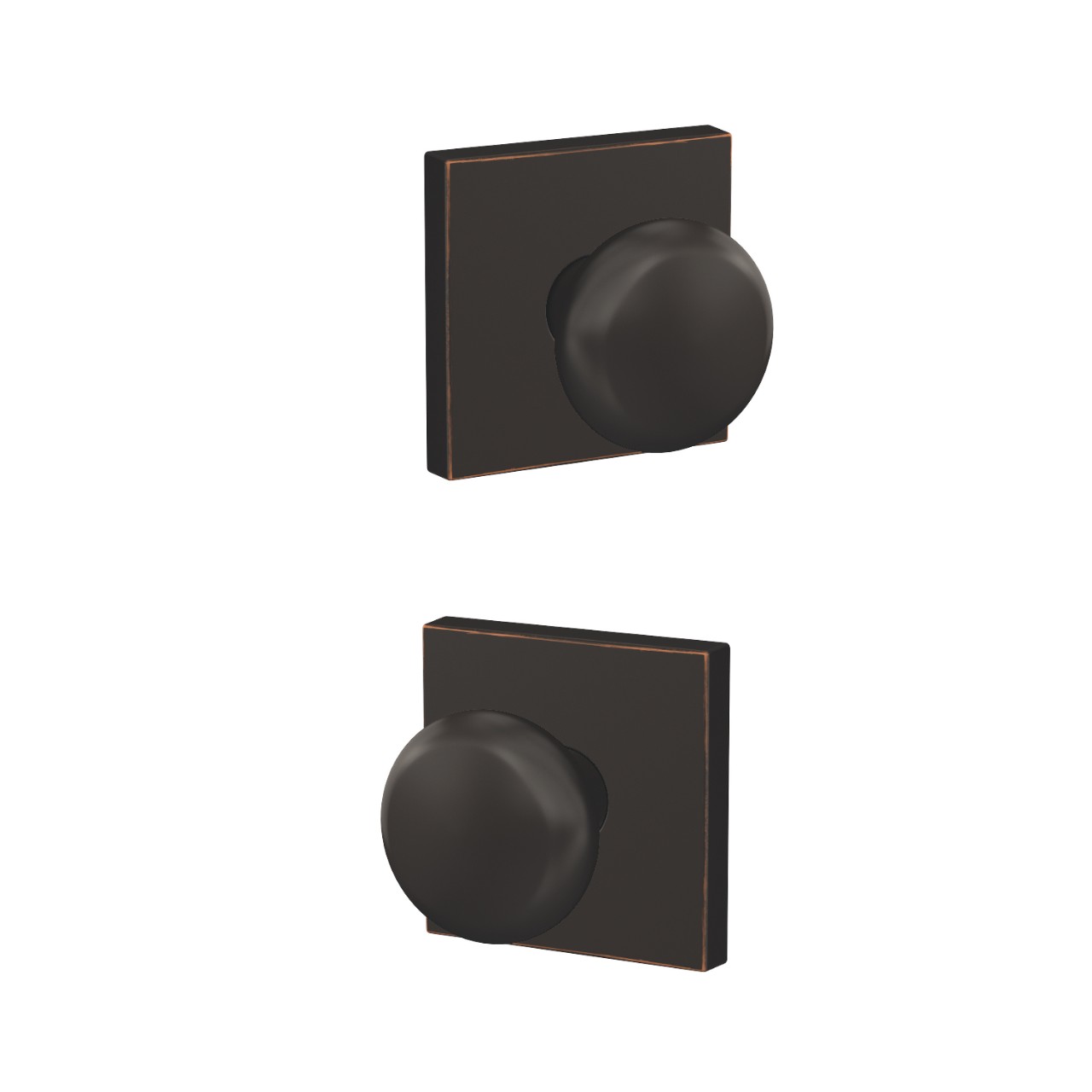 Custom Plymouth Knob Combined Interior Hall-Closet and Bed-Bath Lock