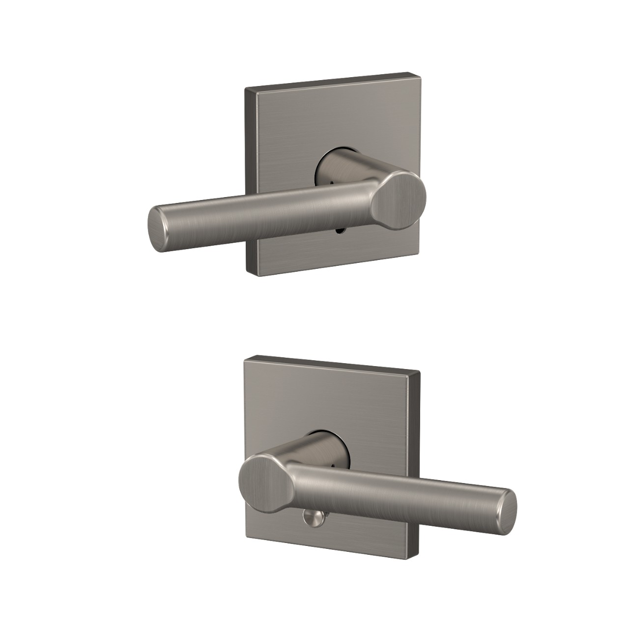 Custom Broadway Lever Combined Interior Hall-Closet and Bed-Bath Lock