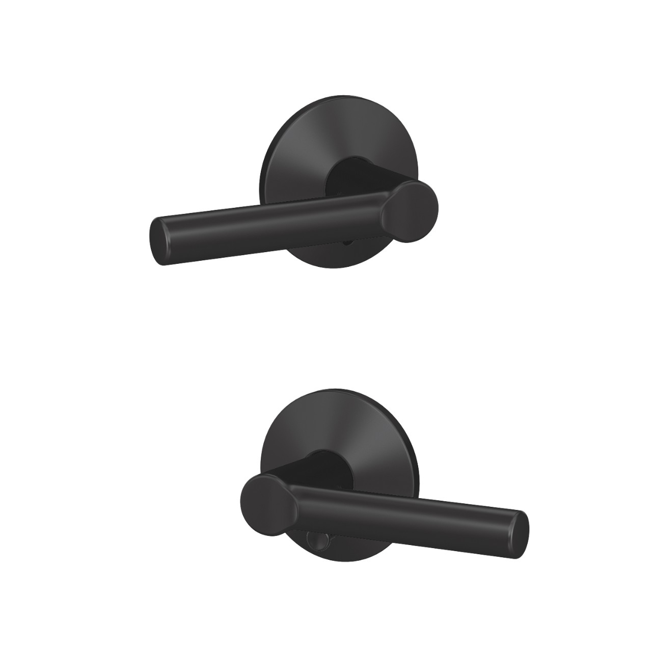 Custom Broadway Lever Combined Interior Hall-Closet and Bed-Bath Lock