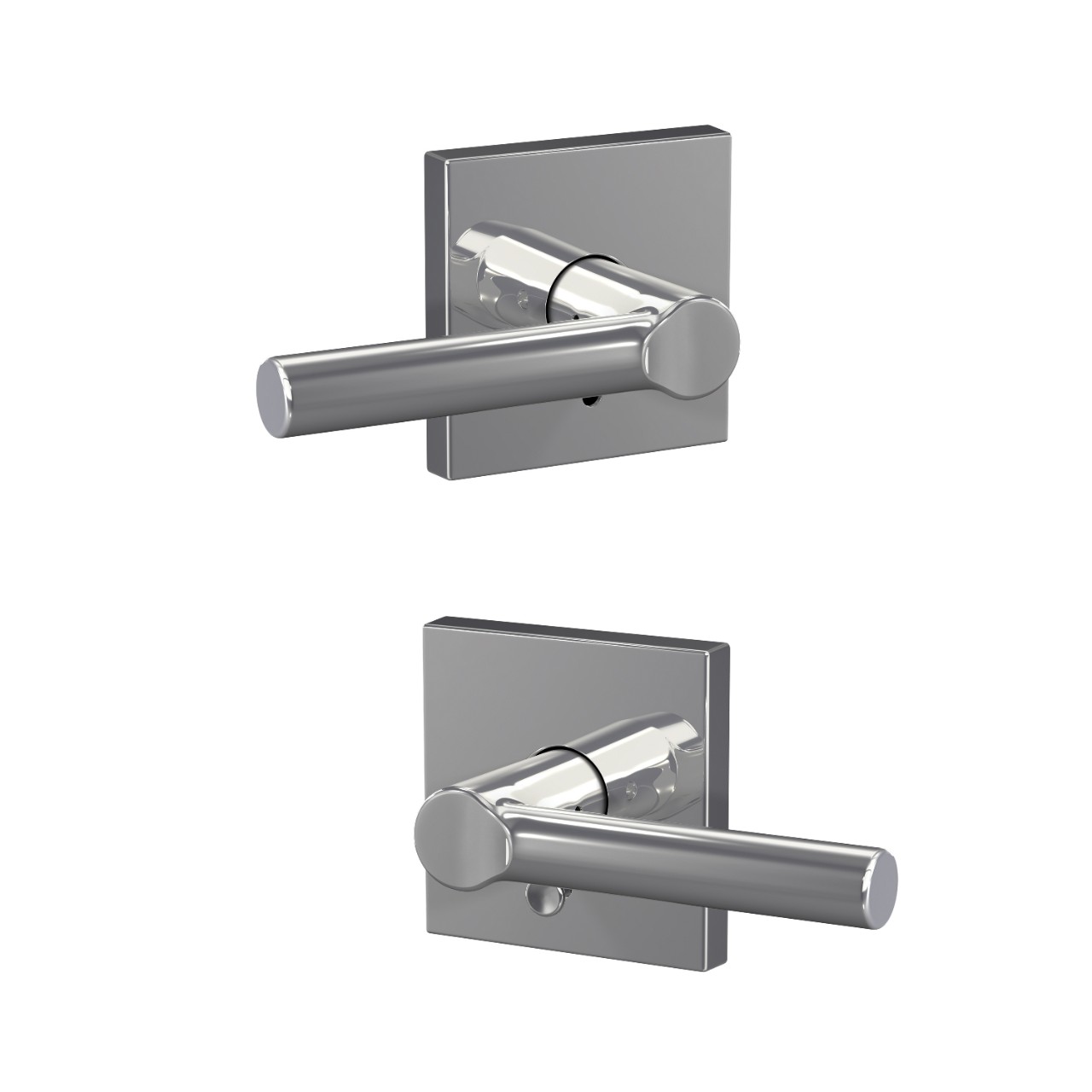 Custom Broadway Lever Combined Interior Hall-Closet and Bed-Bath Lock