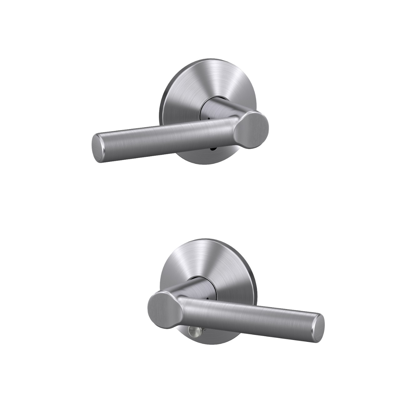 Custom Broadway Lever Combined Interior Hall-Closet and Bed-Bath Lock