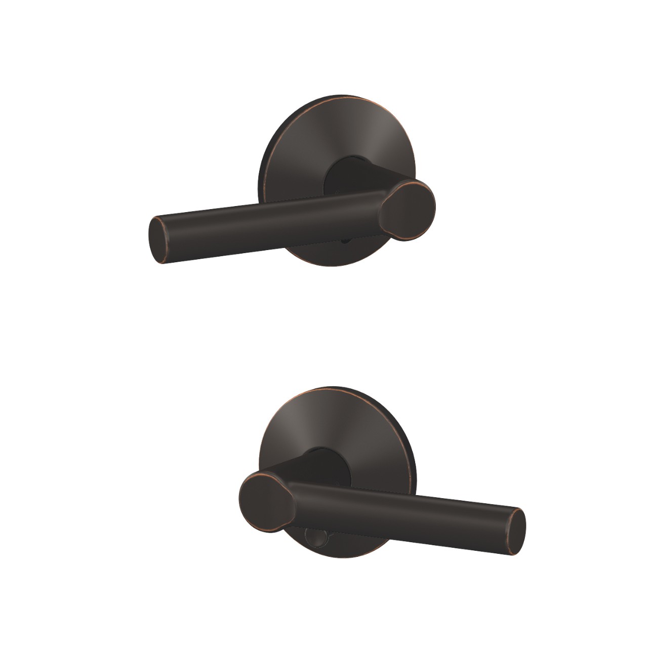 Custom Broadway Lever Combined Interior Hall-Closet and Bed-Bath Lock