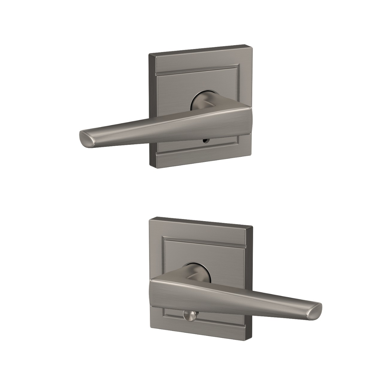 Custom Eller Lever Combined Interior Hall-Closet and Bed-Bath Lock