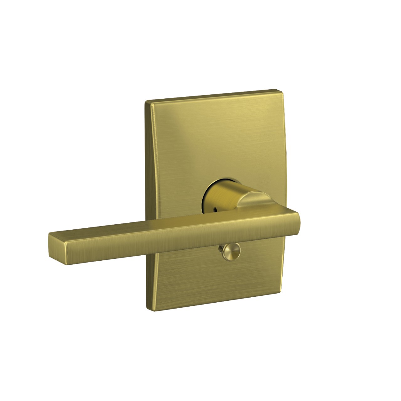 Custom Latitude Lever Combined Interior Hall-Closet and Bed-Bath Lock
