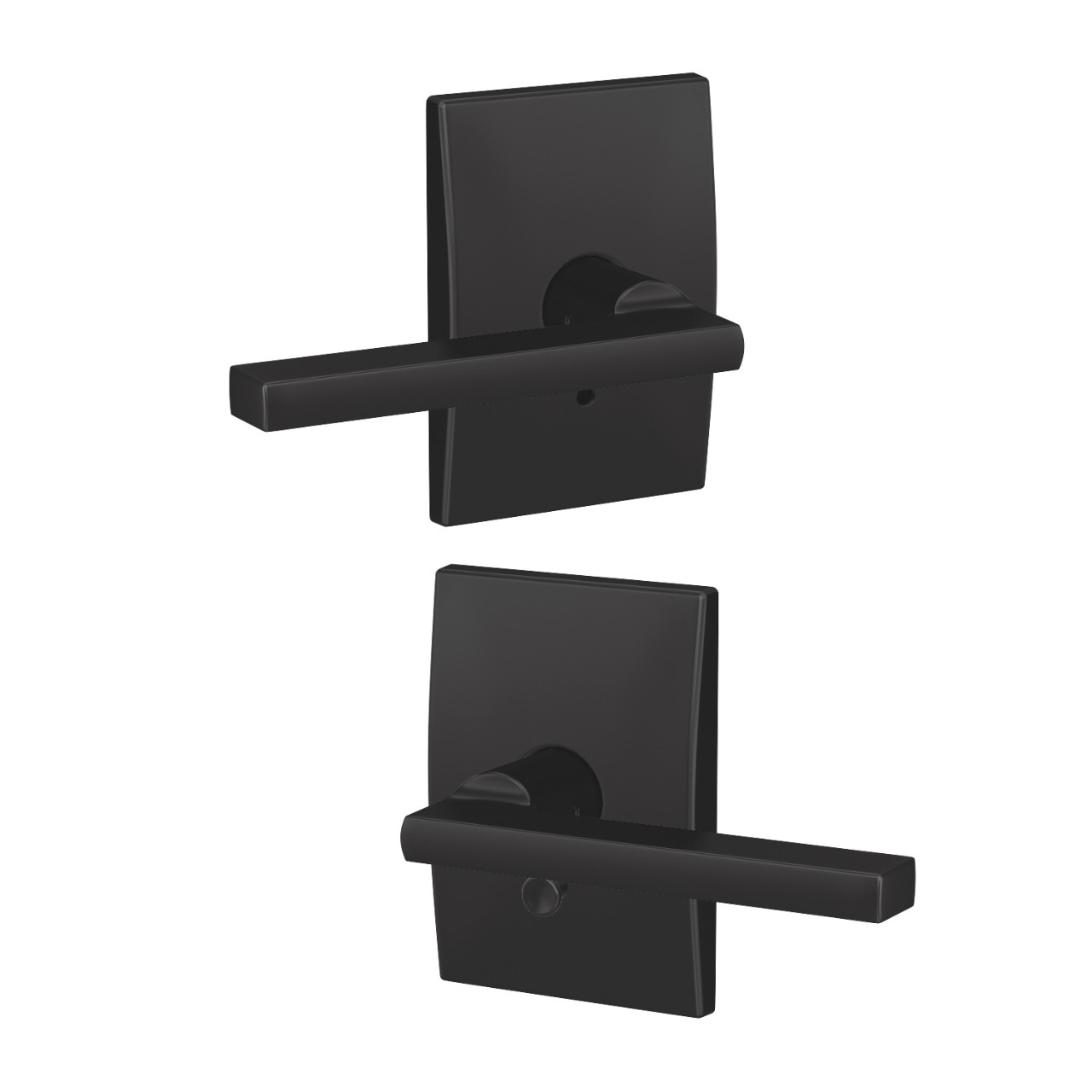 Custom Latitude Lever Combined Interior Hall-Closet and Bed-Bath Lock