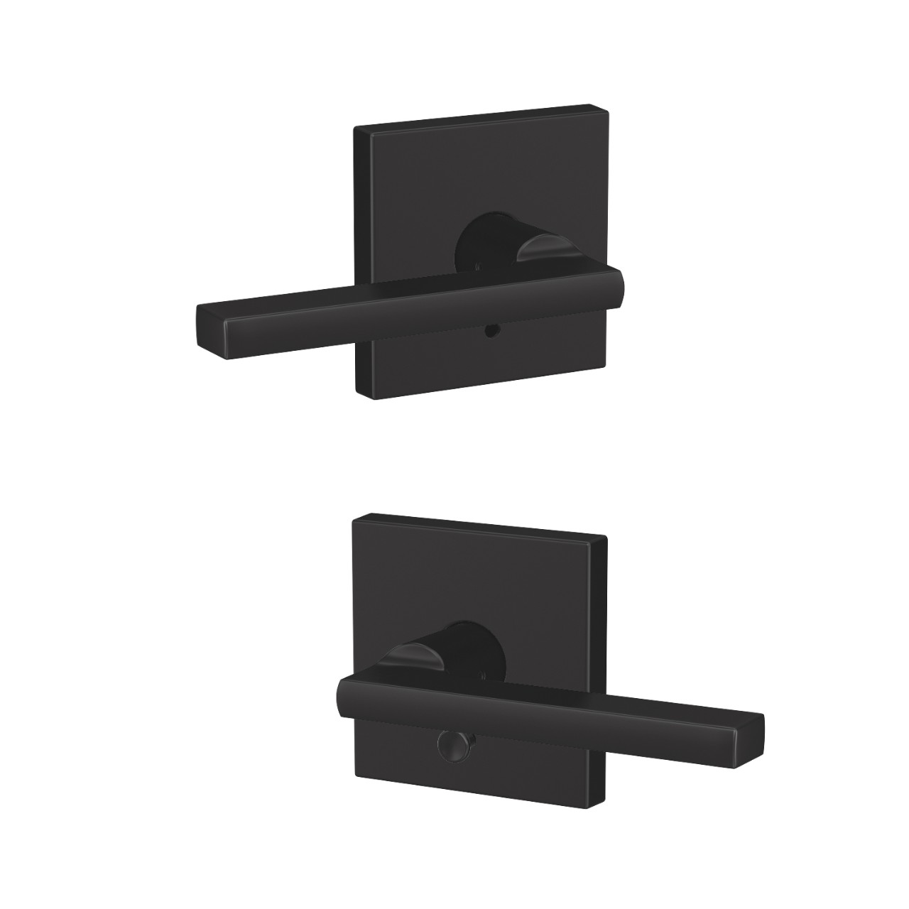 Custom Latitude Lever Combined Interior Hall-Closet and Bed-Bath Lock