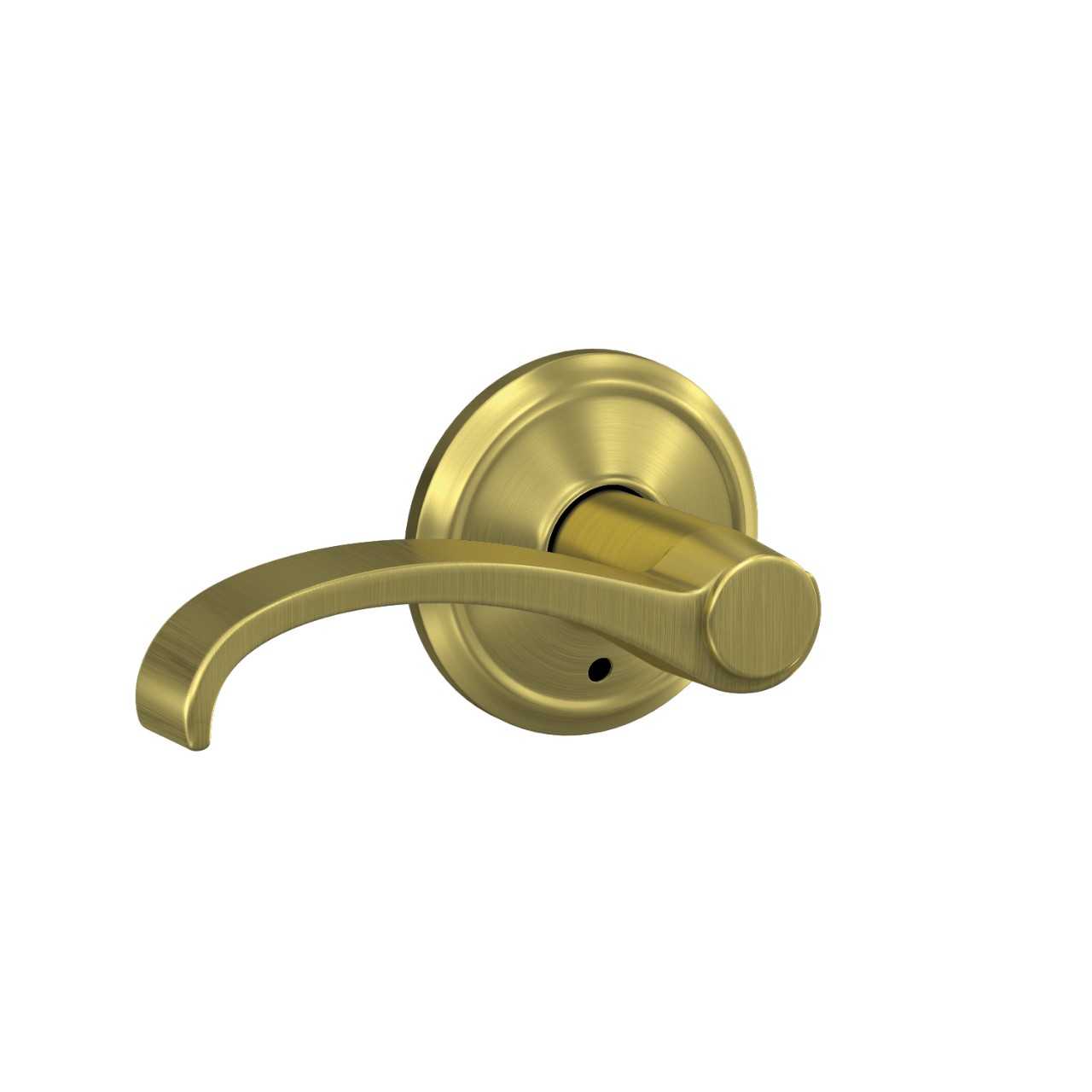 Custom Whitney Lever Combined Interior Hall-Closet and Bed-Bath Lock