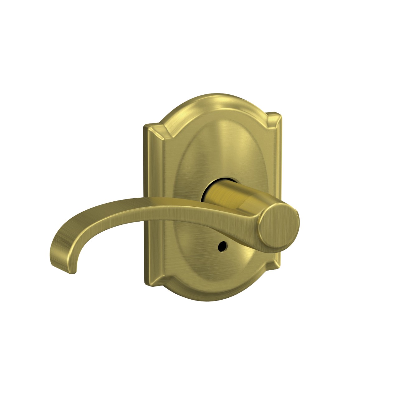 Custom Whitney Lever Combined Interior Hall-Closet and Bed-Bath Lock