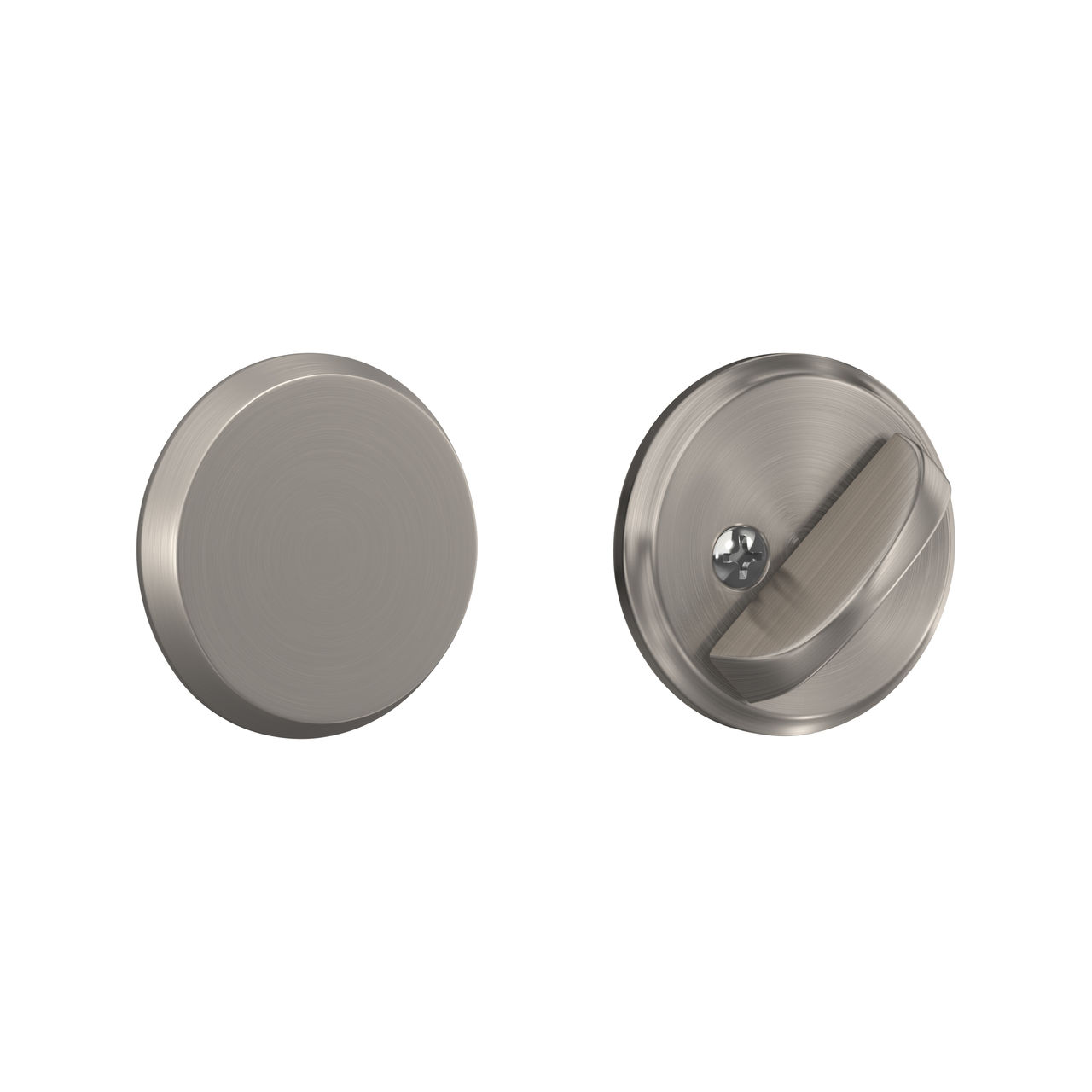 One Sided Deadbolt with Exterior Plate