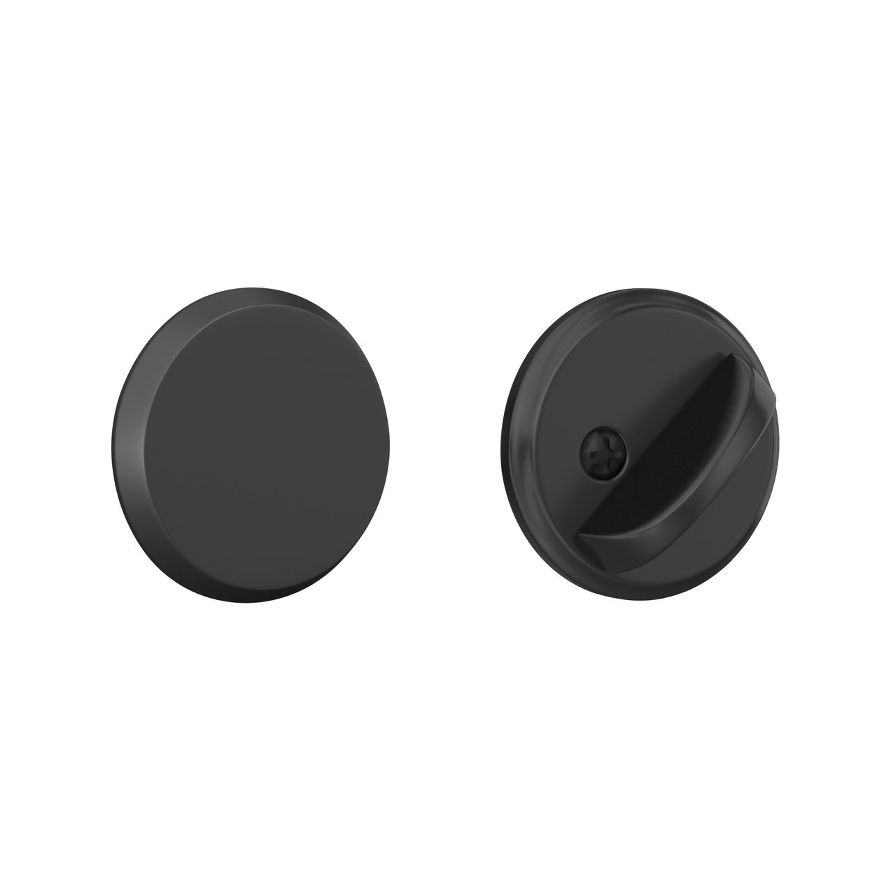 One Sided Deadbolt with Exterior Plate