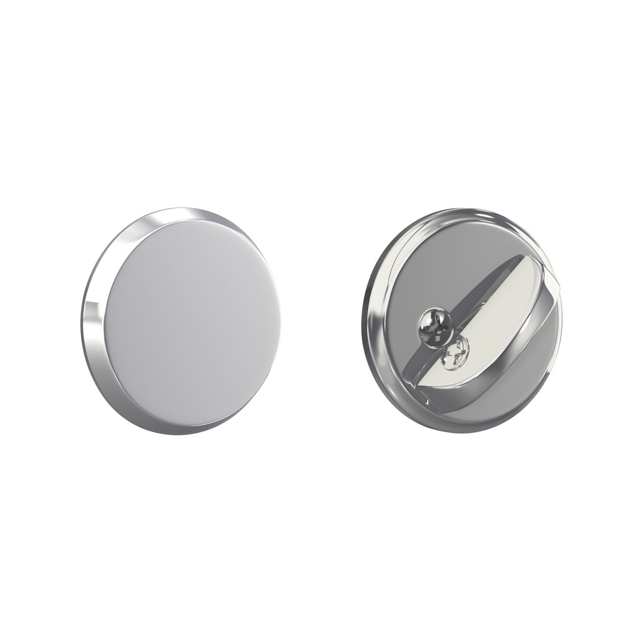 One Sided Deadbolt with Exterior Plate
