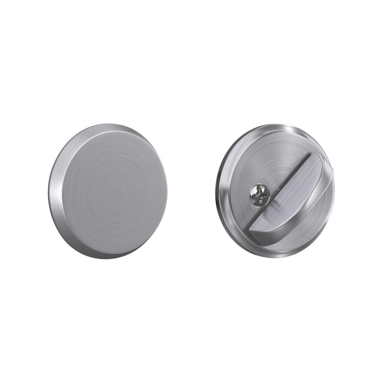 One Sided Deadbolt with Exterior Plate