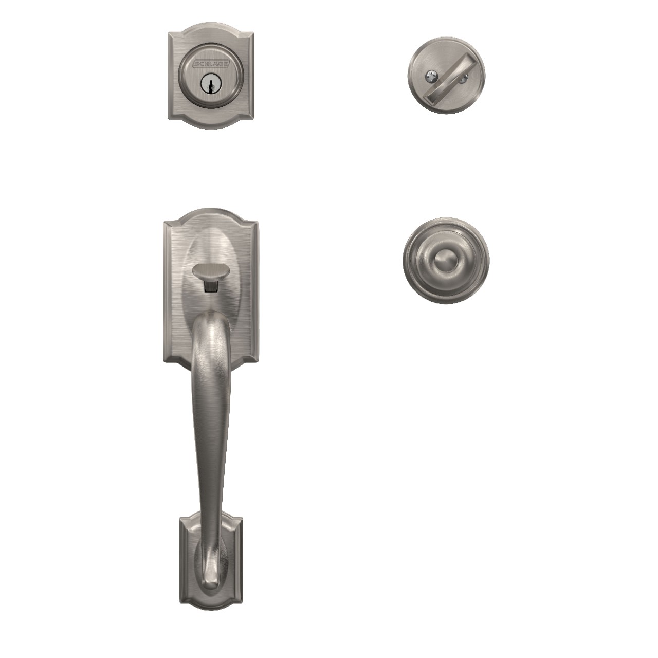 Single Cylinder Handleset and Georgian Knob