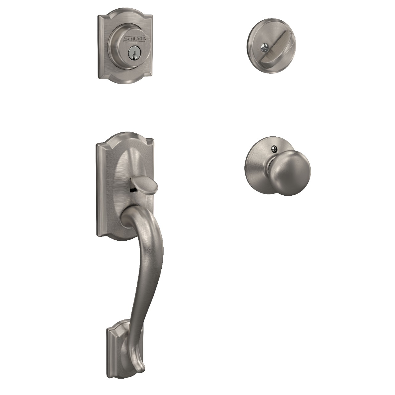 Single Cylinder Handleset and Plymouth Knob