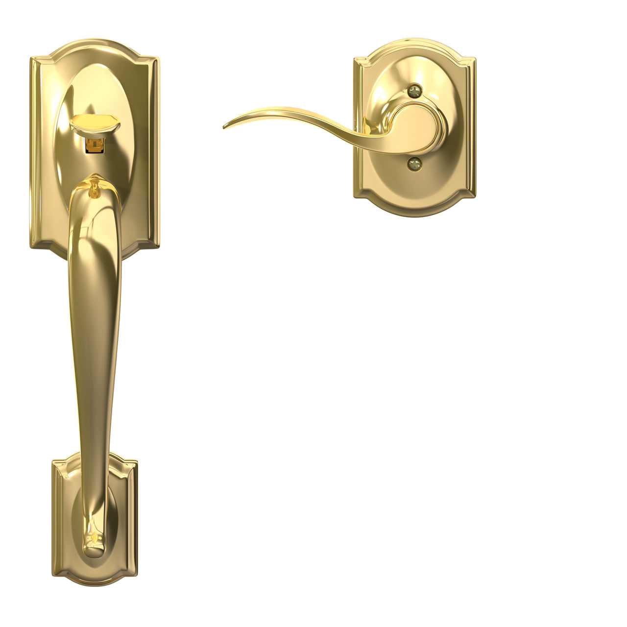 Front Entry Handle and Accent Lever