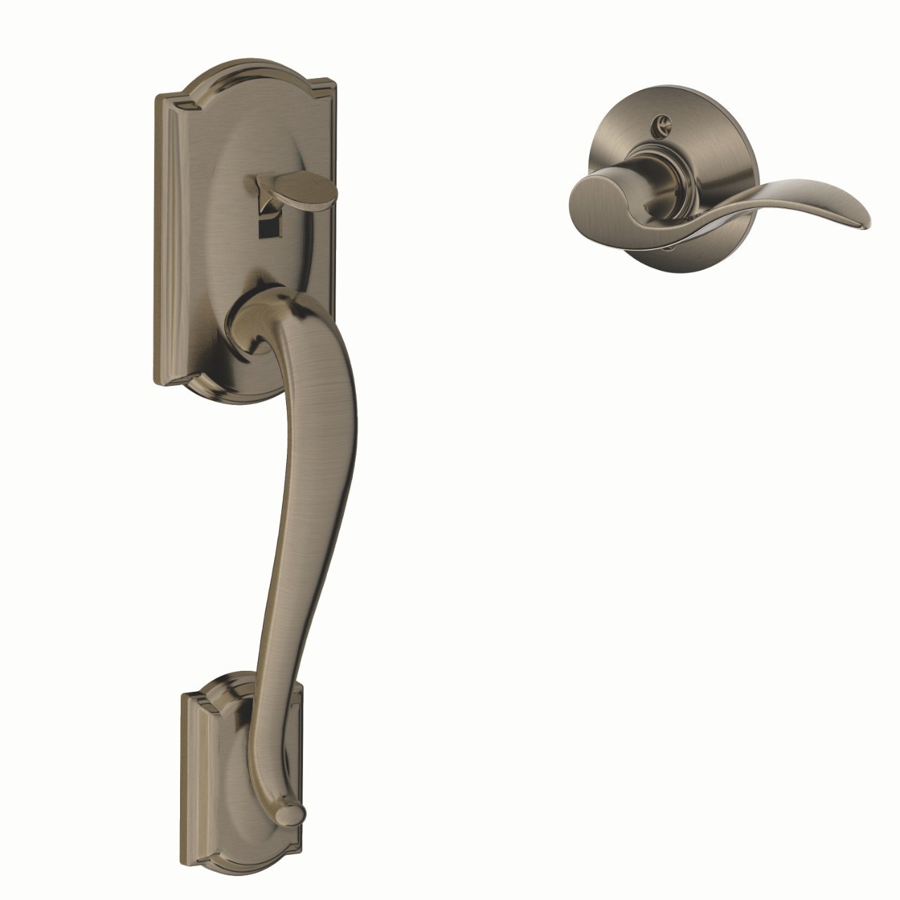 Front Entry Handle and Accent Lever