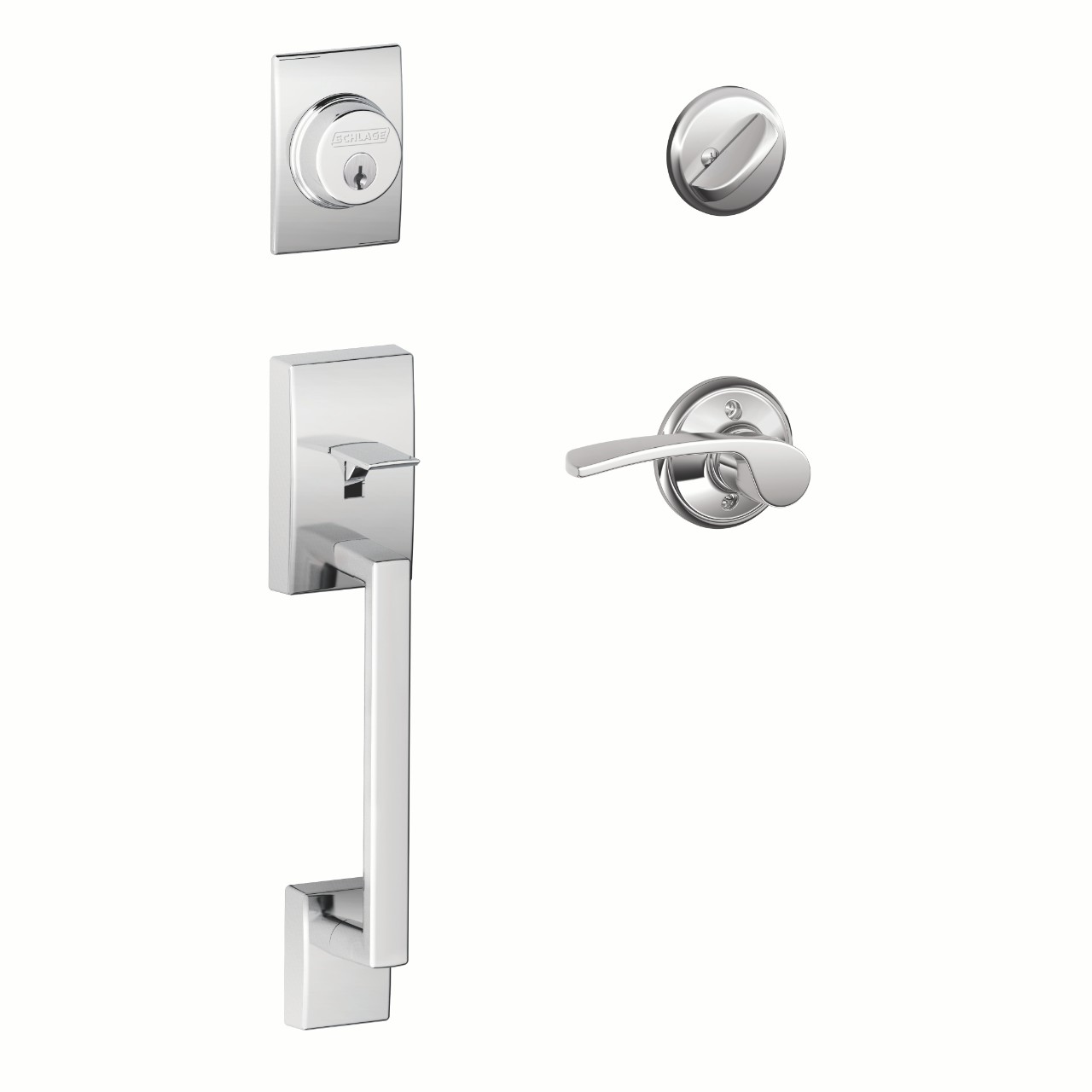 Single Cylinder Handleset and Merano Lever