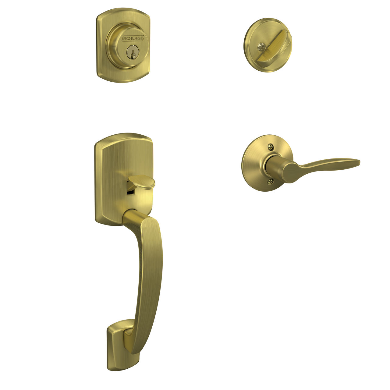 Single Cylinder Handleset and Delfayo Lever