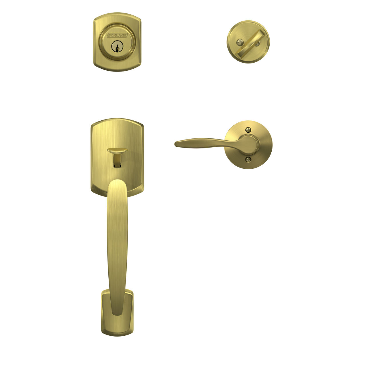 Single Cylinder Handleset and Delfayo Lever