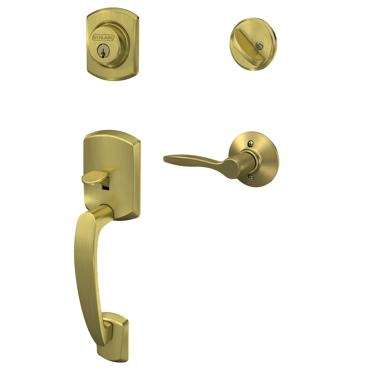 Single Cylinder Handleset and Delfayo Lever