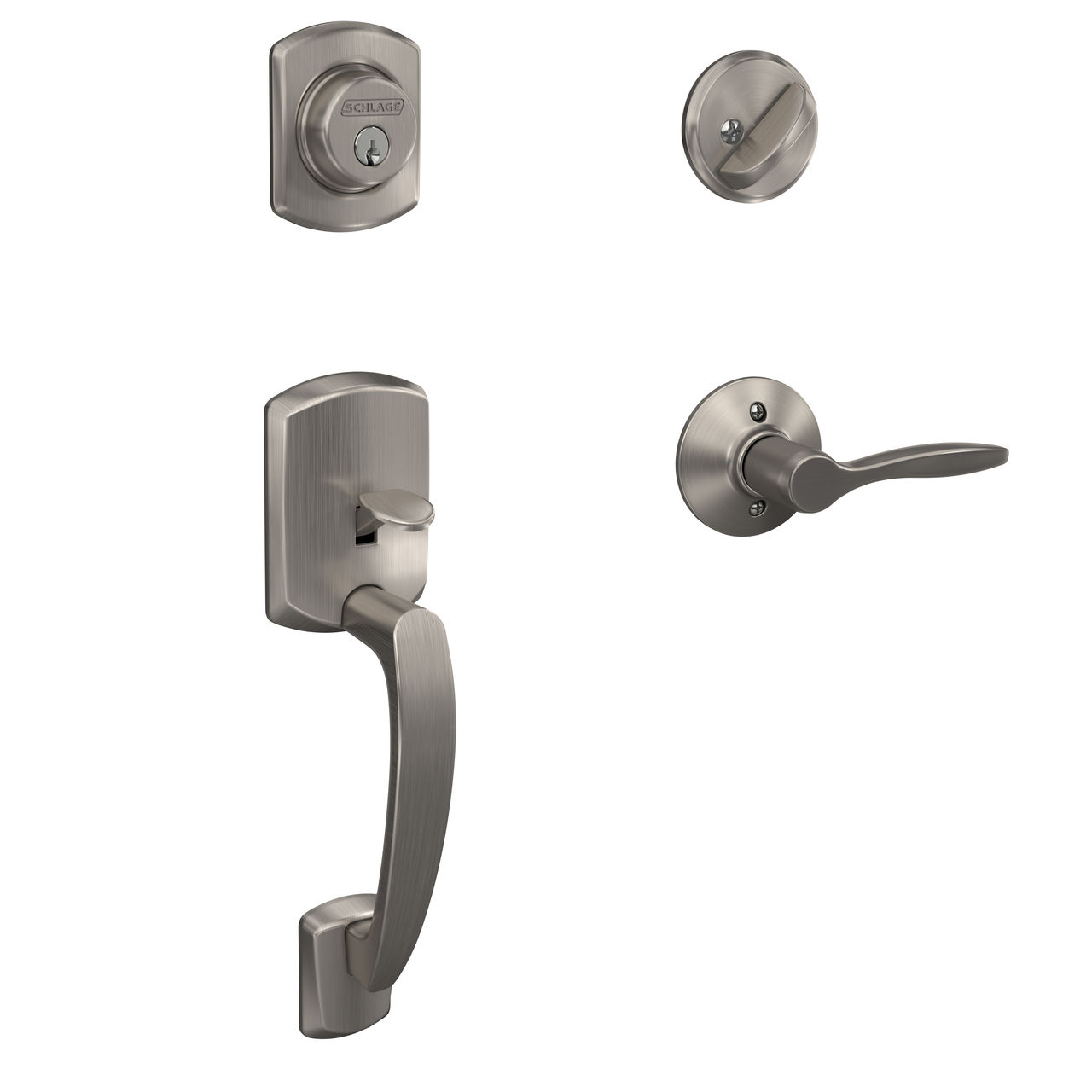 Single Cylinder Handleset and Delfayo Lever