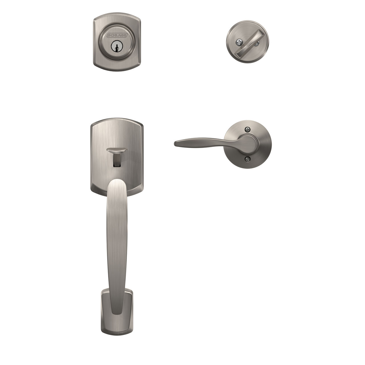 Single Cylinder Handleset and Delfayo Lever