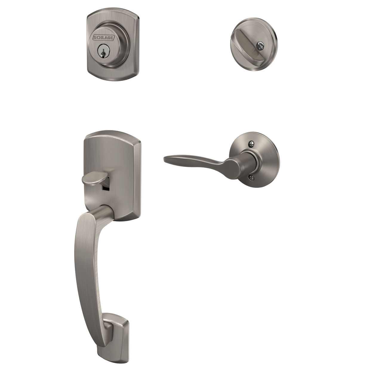 Single Cylinder Handleset and Delfayo Lever