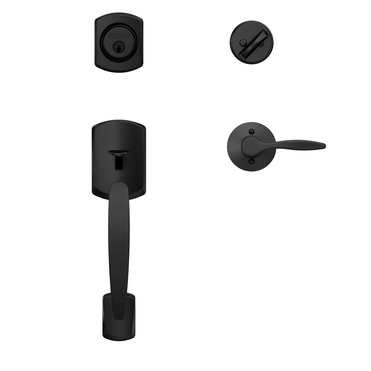 Single Cylinder Handleset and Delfayo Lever