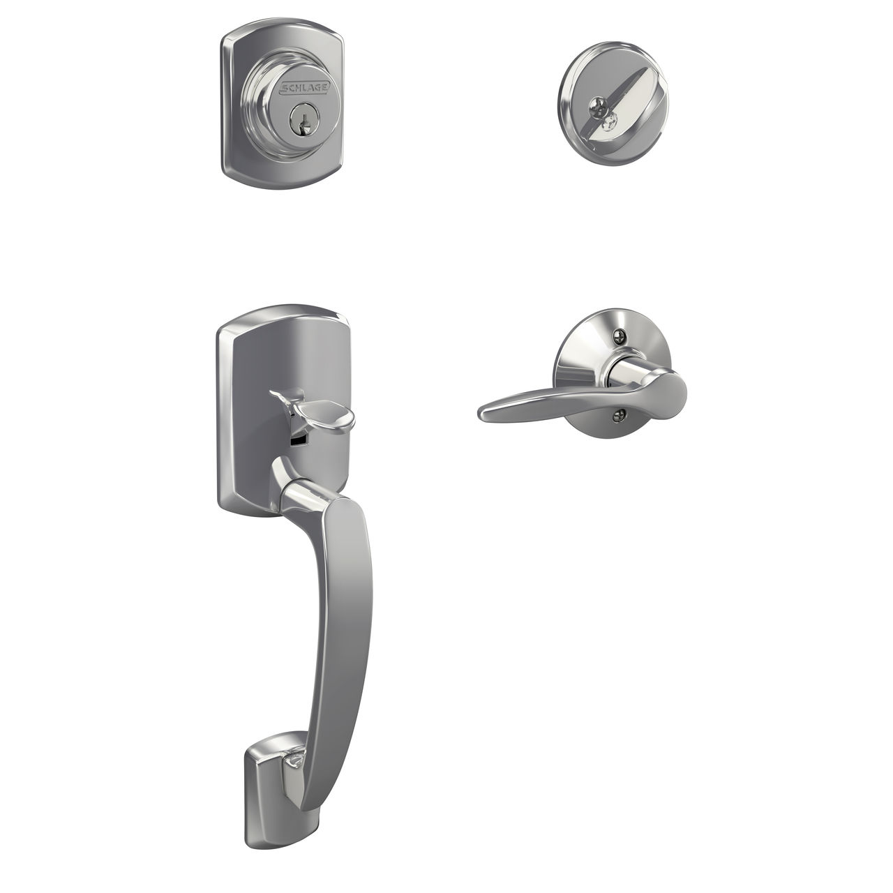 Single Cylinder Handleset and Delfayo Lever
